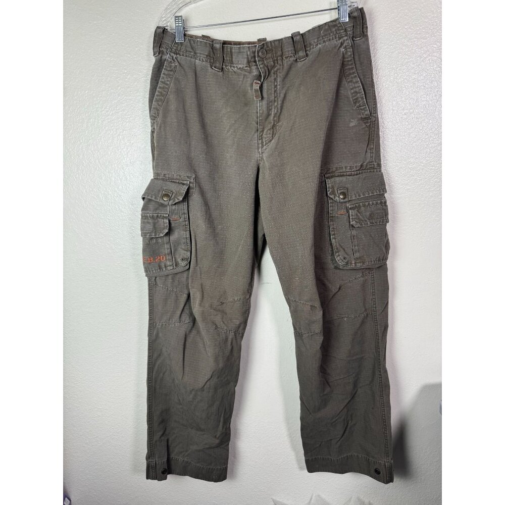 Eddie Bauer Ripstop Cargo Pants Men sz 36x34 32"‎ EB20 Military Utility Tactical